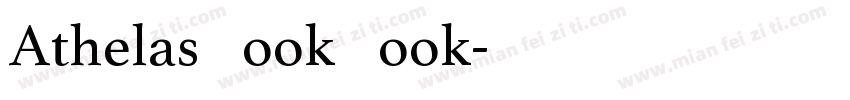 Athelas Book Book字体转换